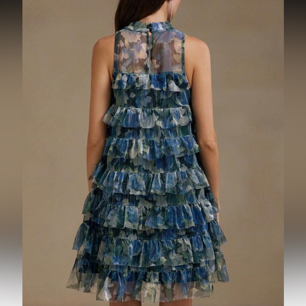 SHEIN Multicolor Ruffled Mini Dress - Picture 2 of 2